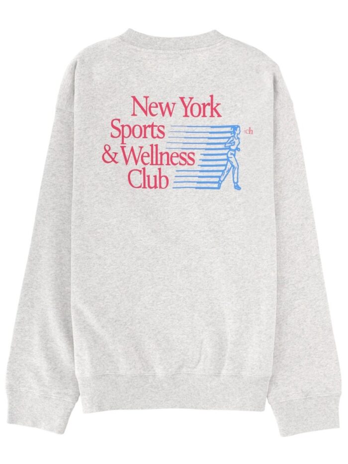SPORTY&RICH SWEATSHIRT WITH LOGO AND PRINT