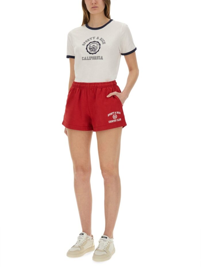 SPORTY&RICH T-SHIRT WITH LOGO