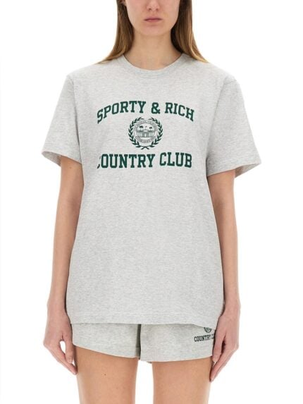 SPORTY&RICH VARSITY T-SHIRT