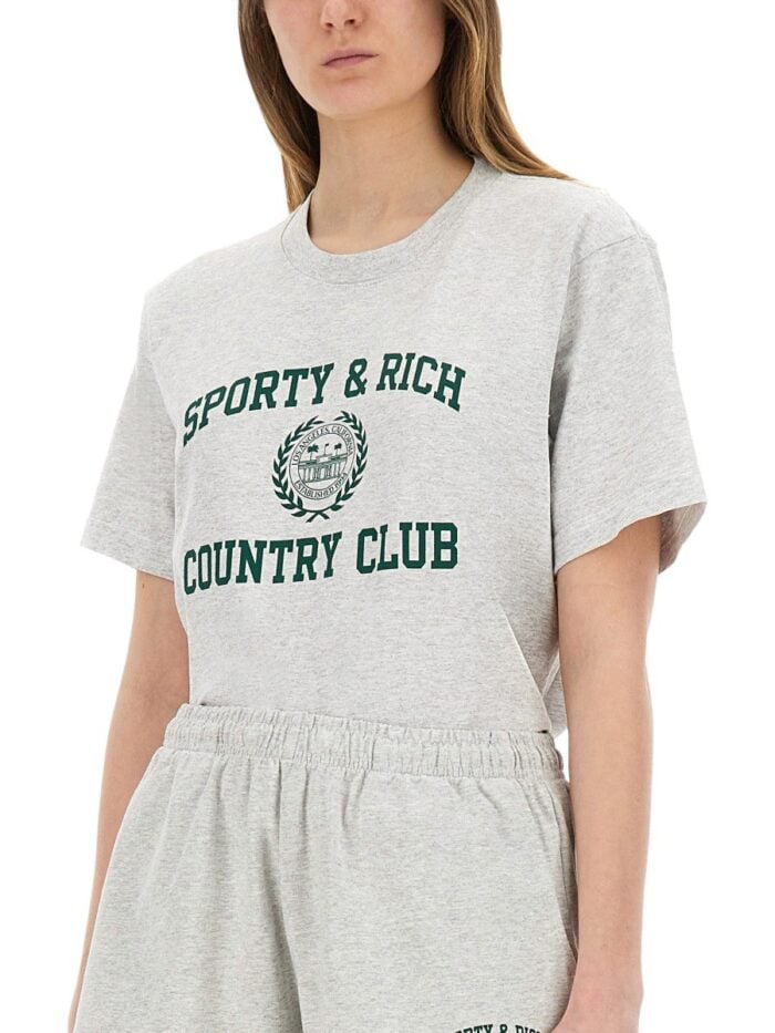 SPORTY&RICH VARSITY T-SHIRT