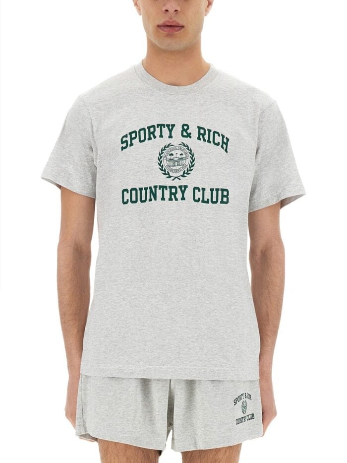 SPORTY&RICH VARSITY T-SHIRT