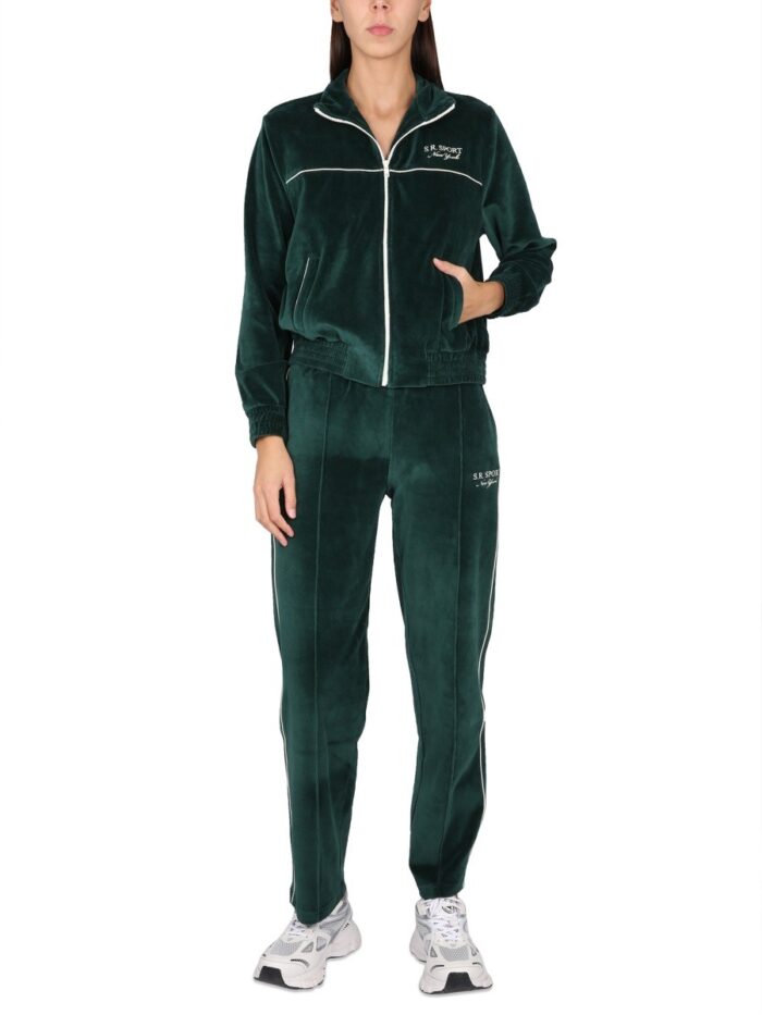 SPORTY&RICH ZIP SWEATSHIRT.