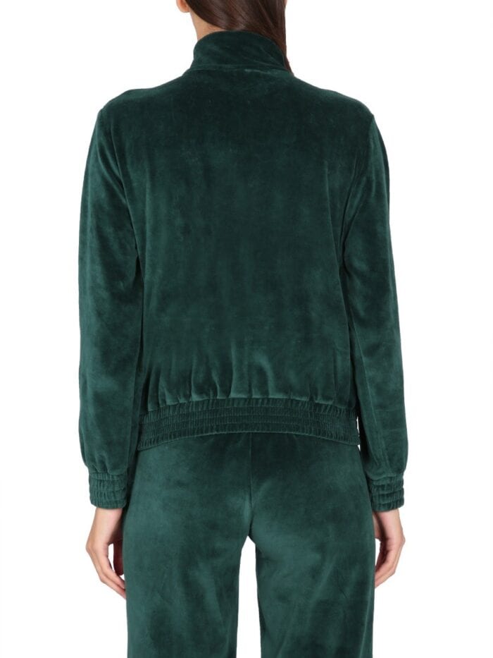 SPORTY&RICH ZIP SWEATSHIRT.