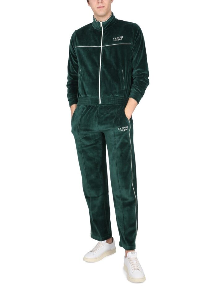 SPORTY&RICH ZIP SWEATSHIRT.