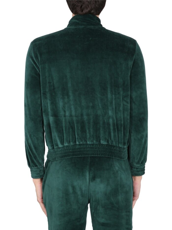 SPORTY&RICH ZIP SWEATSHIRT.