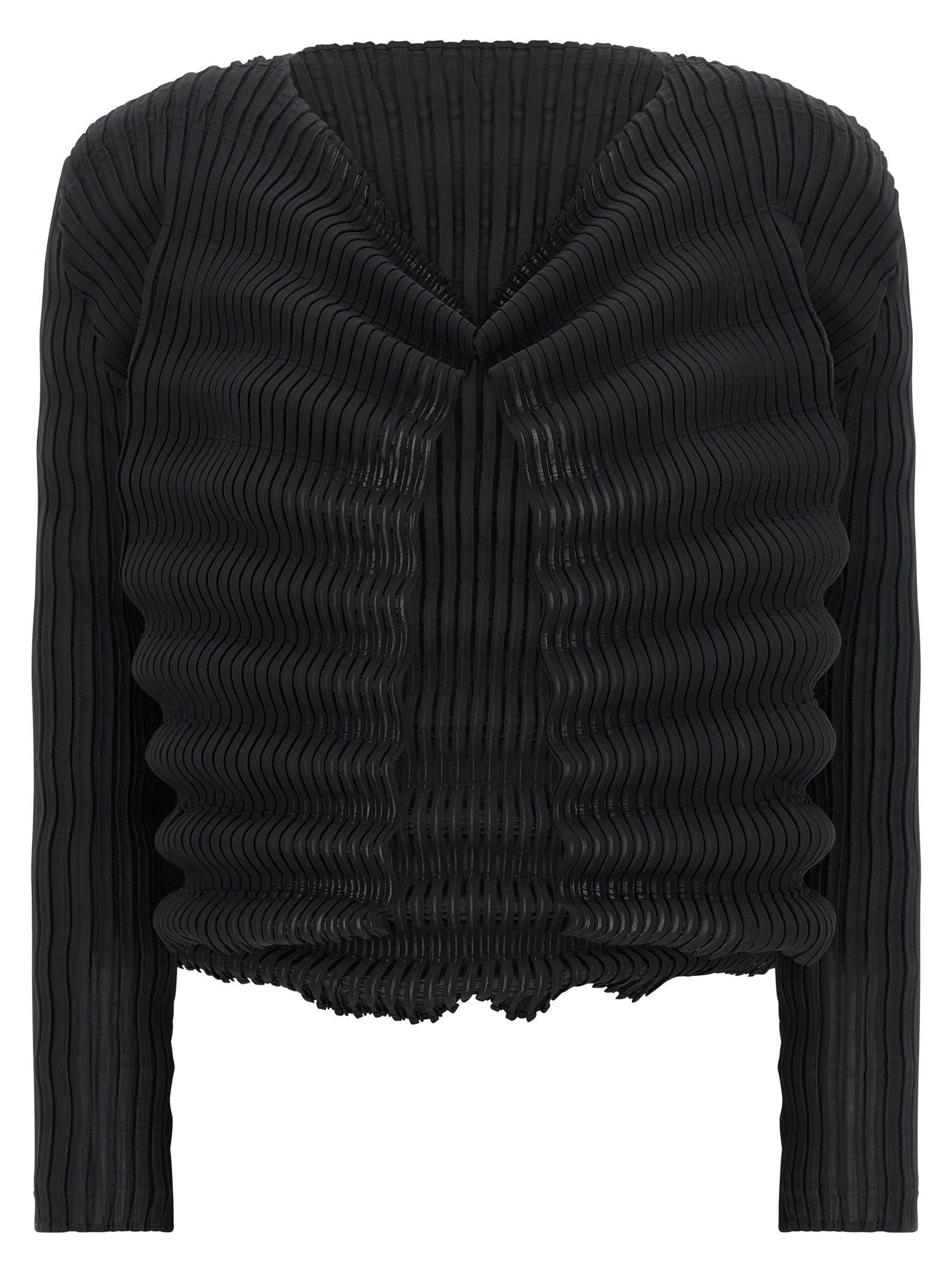 ISSEY MIYAKE 'Spring Pleats' Cardigan