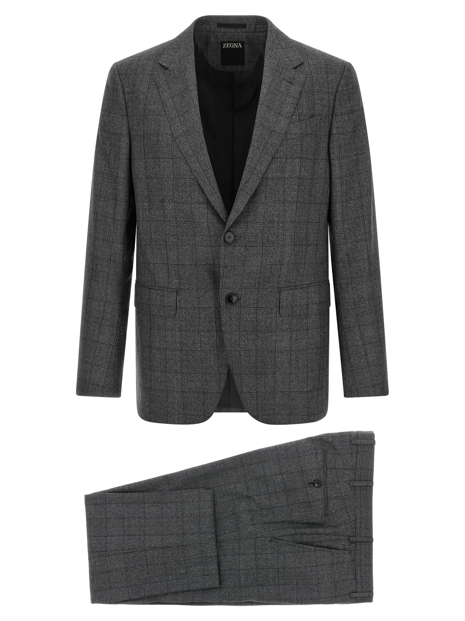 Zegna Square Flannel Dress