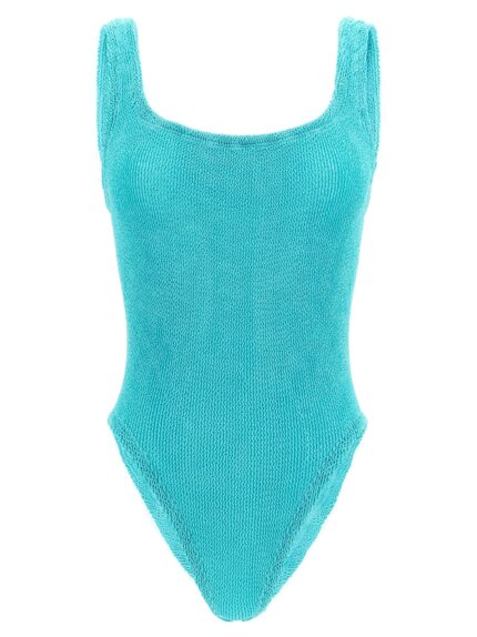 HUNZA G 'Square Neck' One-piece Swimsuit