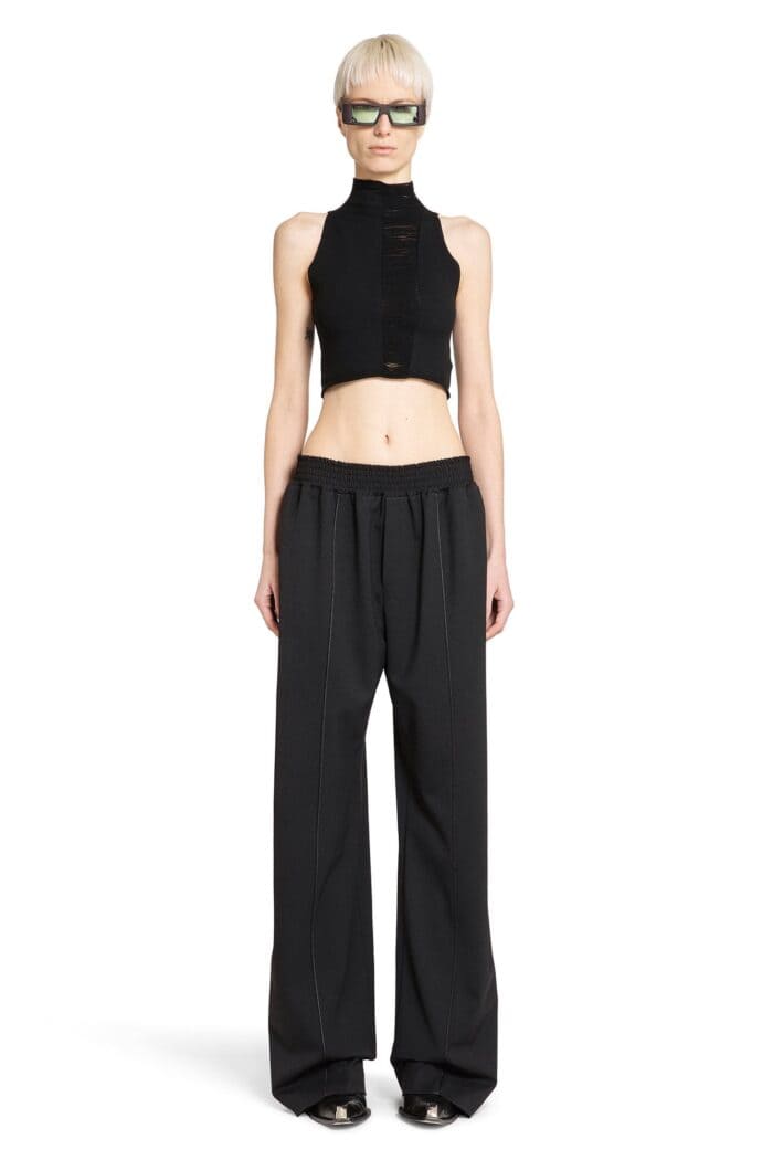 SSHEENA Stretch Nylon Wool Pants