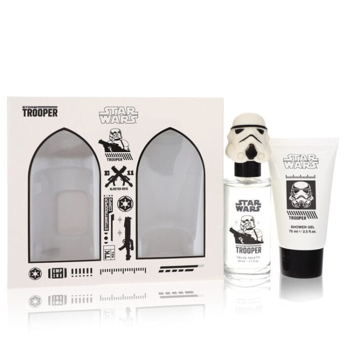 Star Wars Stormtrooper 3D By Disney - Gift Set (New Packaging) --- 1.7 Oz Eau De Toilette Spray + 2.5 Oz Shower Gel