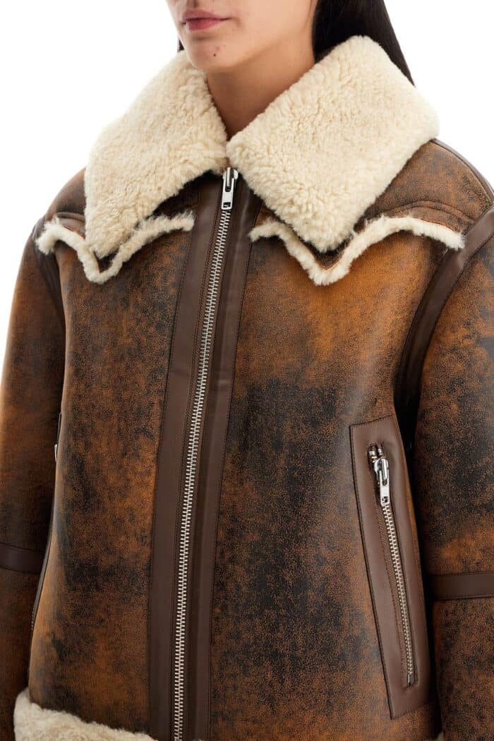 STAND STUDIO Lessie Faux Shearling Jacket