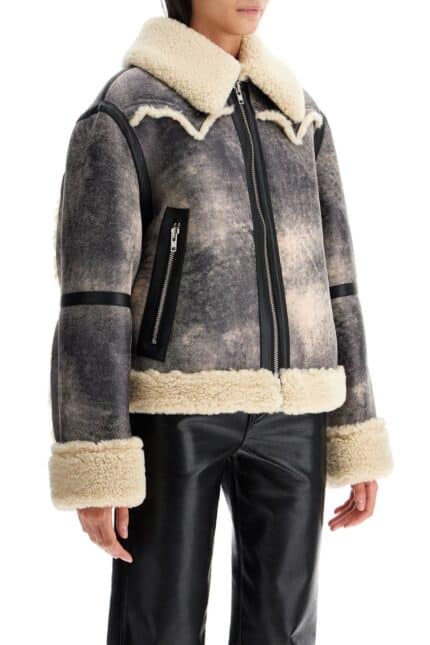 STAND STUDIO Lessie Faux Shearling Jacket