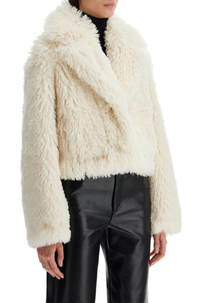 STAND STUDIO Samara Faux Fur Jacket