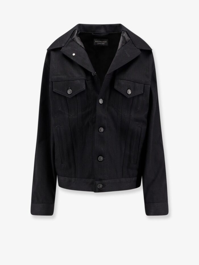 balenciaga standing denim jacket Balenciaga Standing Denim Jacket