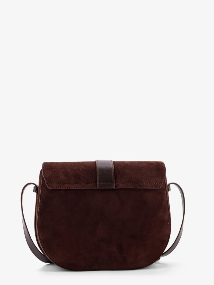 STAUD Bella Saddle Suede Crossbody Bag
