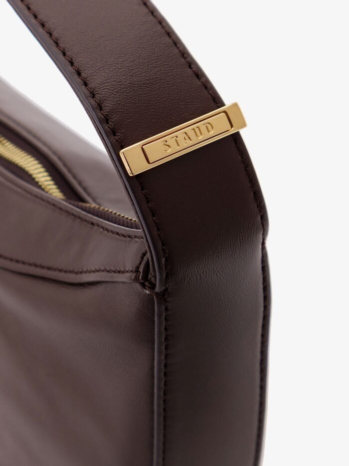STAUD Demy Shoulder Lather Shoulder Bag