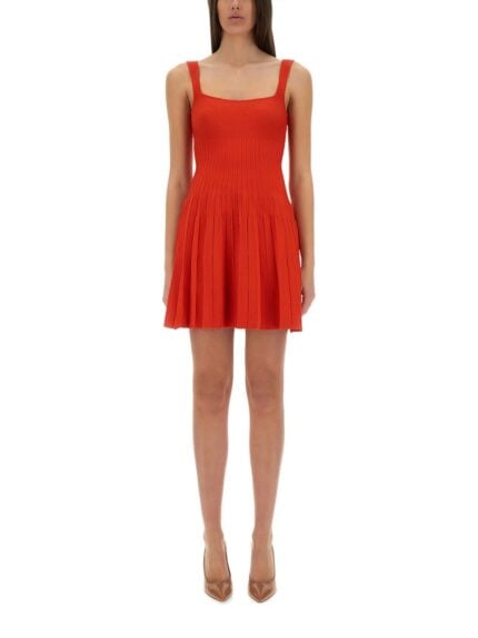 STAUD "ELLISON" SHORT DRESS