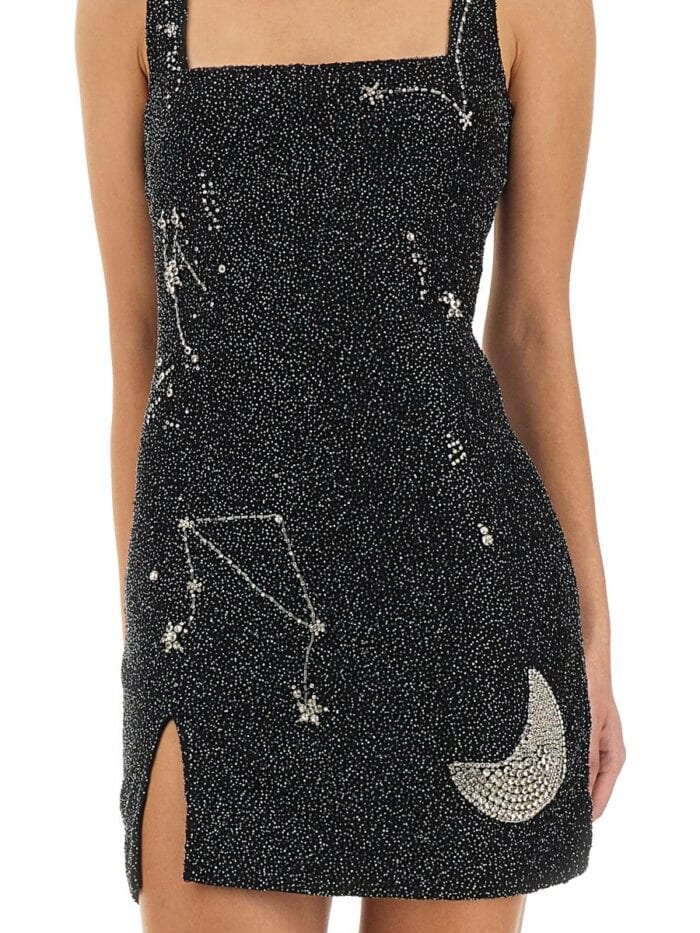 STAUD "LE SABLE STARRY NIGHT" DRESS