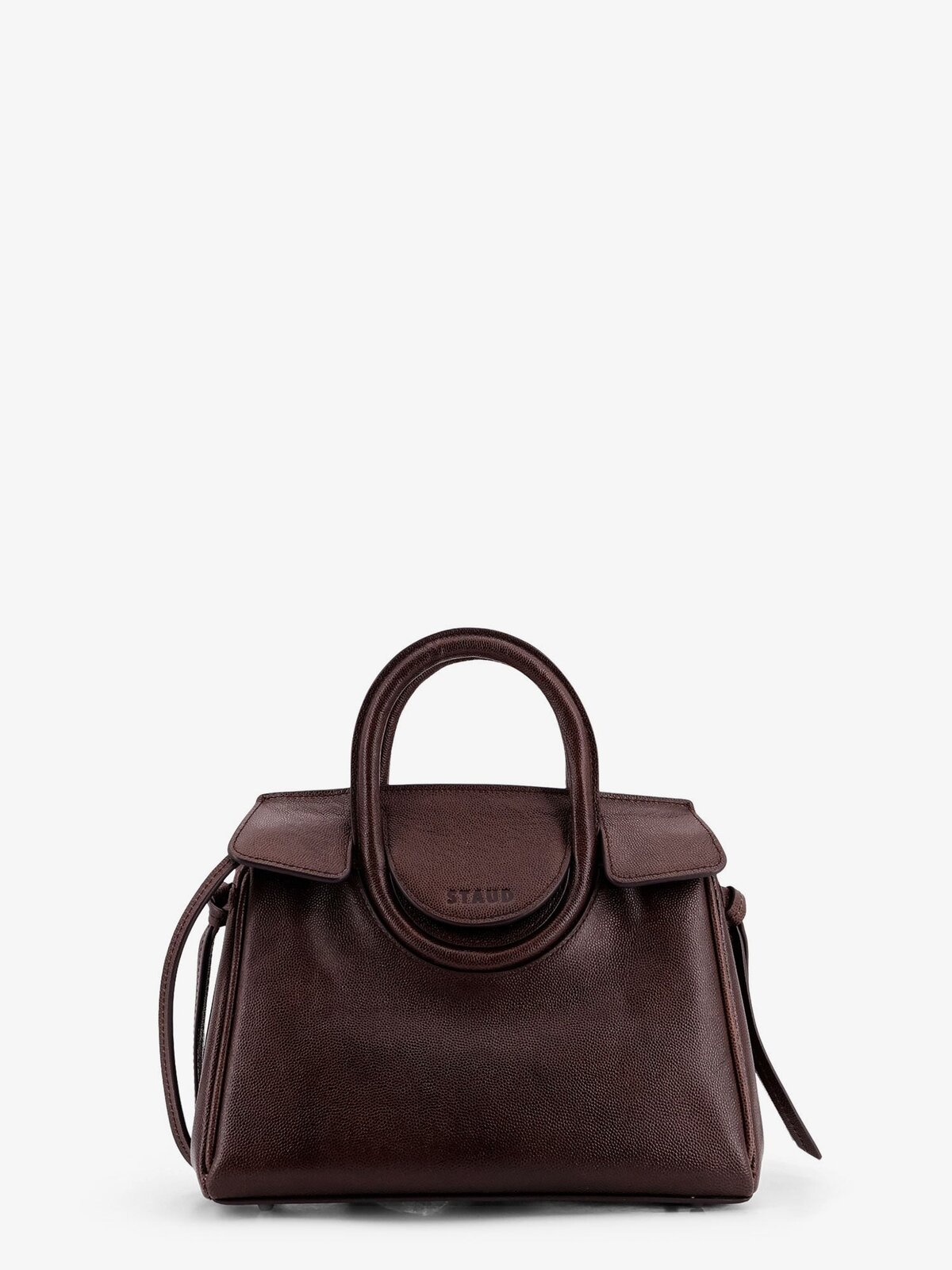 STAUD Maude Leather Crossbody Bag