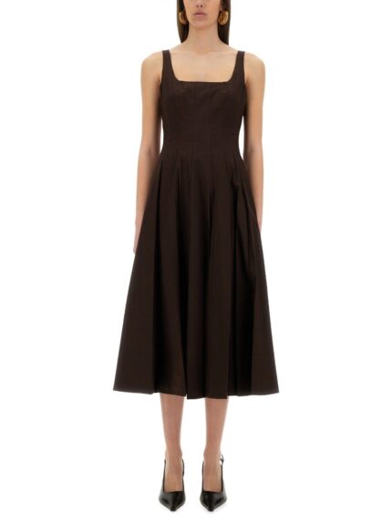 STAUD MIDI DRESS "WELLS"