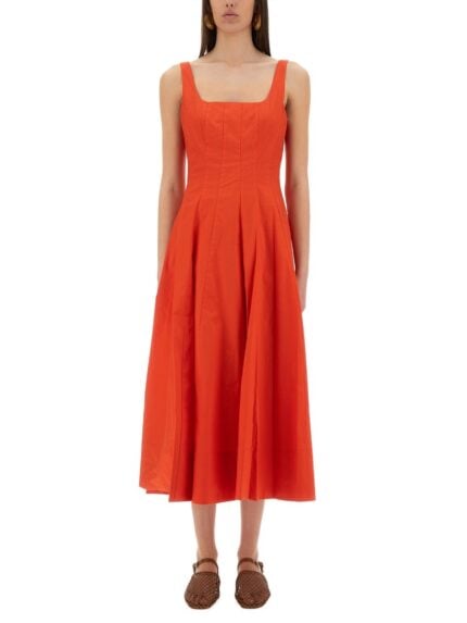 STAUD MIDI DRESS "WELLS"