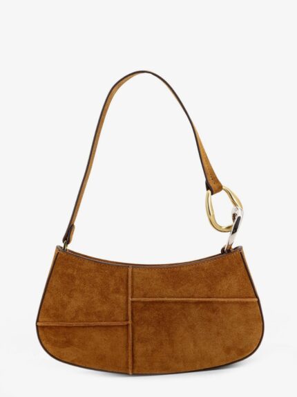 STAUD Ollie Suede Shoulder Bag