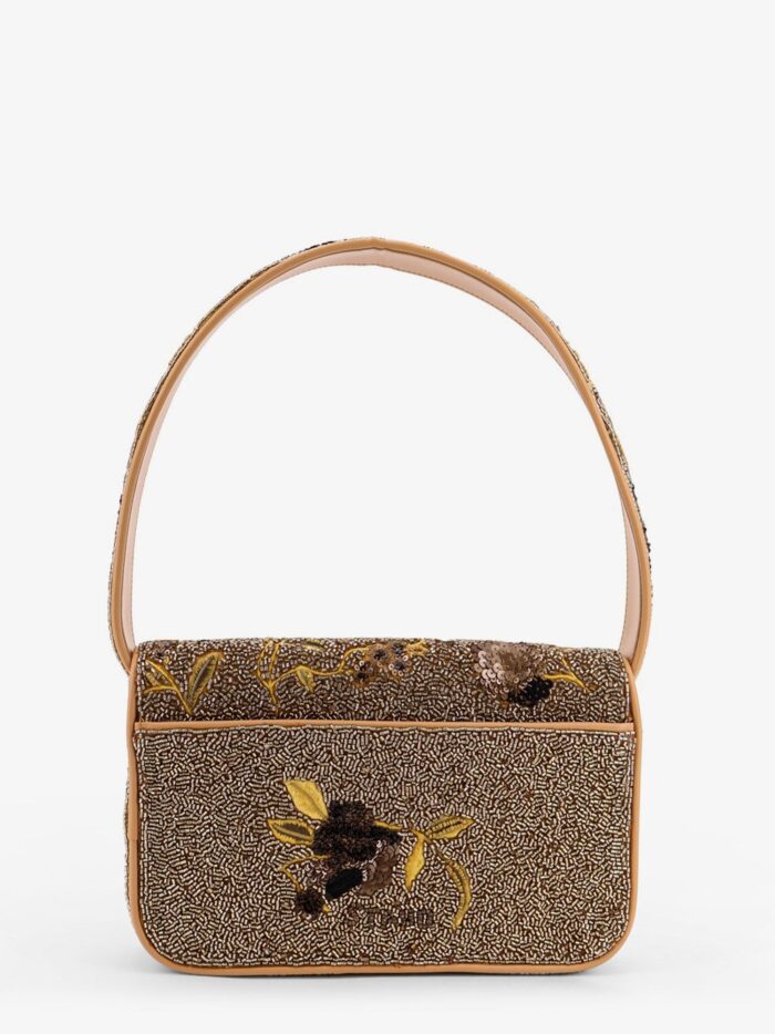 STAUD Shoulder Bag With All-over Bead Embroidery