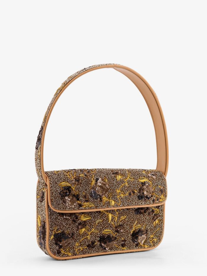 STAUD Shoulder Bag With All-over Bead Embroidery