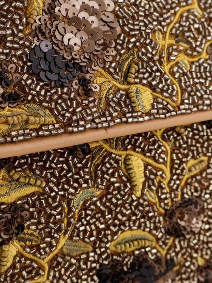 STAUD Shoulder Bag With All-over Bead Embroidery