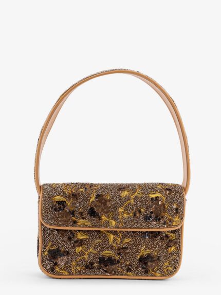 STAUD Shoulder Bag With All-over Bead Embroidery