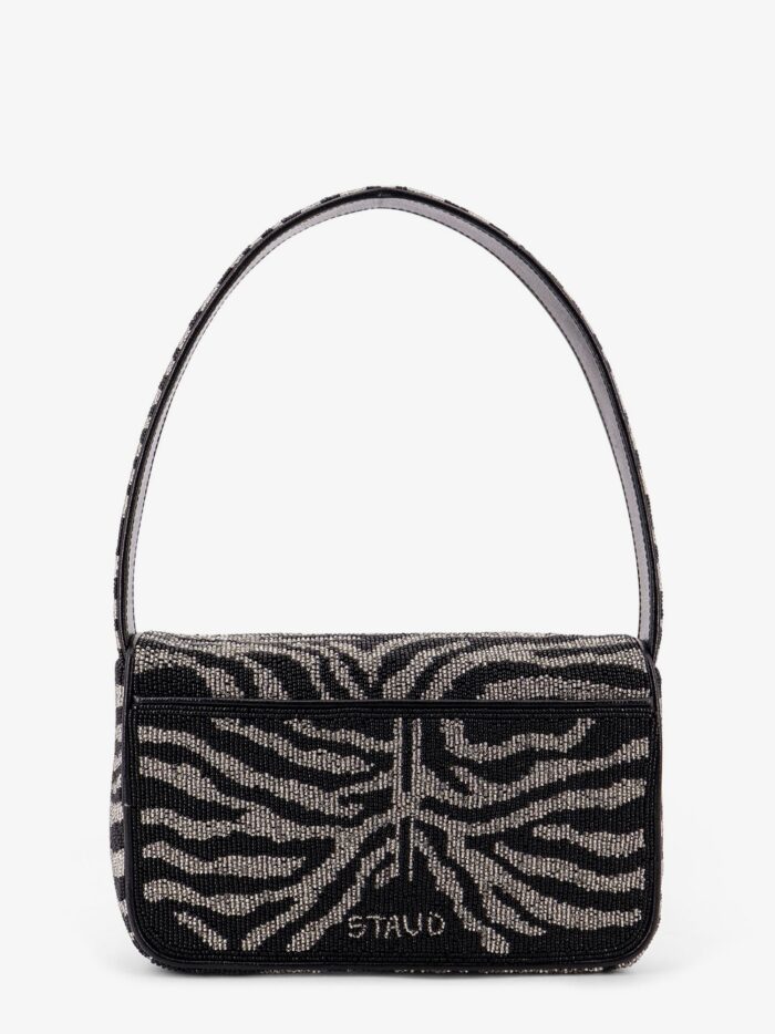 STAUD Tommy Beaded Bag Shoulder Bag With All-over Beads