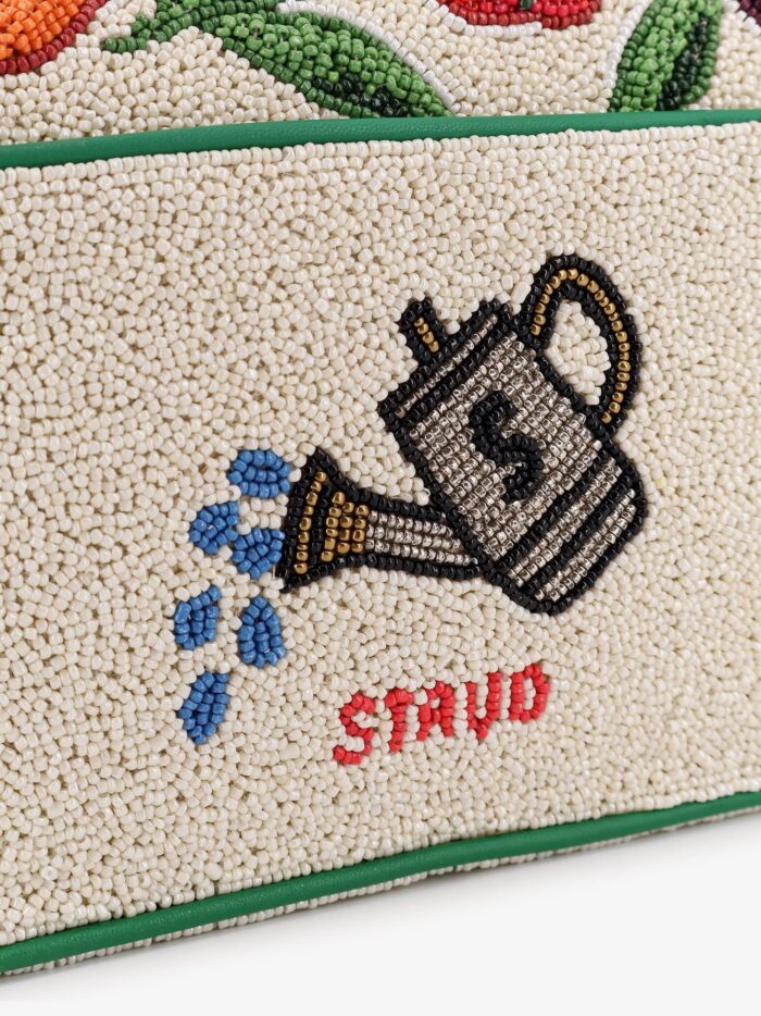 STAUD Tommy Beaded Bag Shoulder Bag With All-over Beads