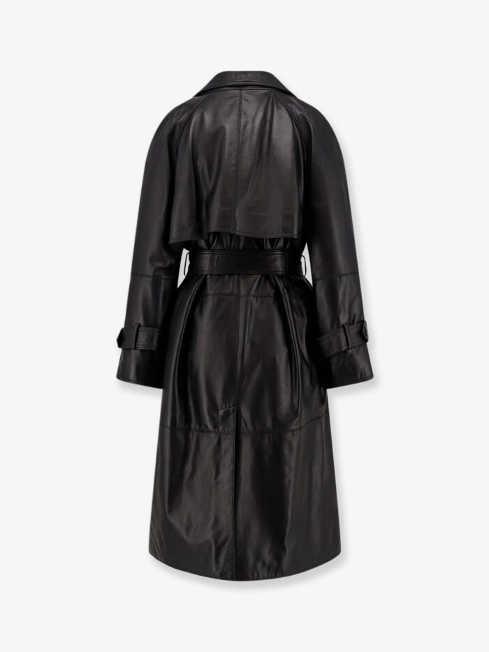 STELLA MAXWELL X MARELLA First Class Leather Trench With Padding