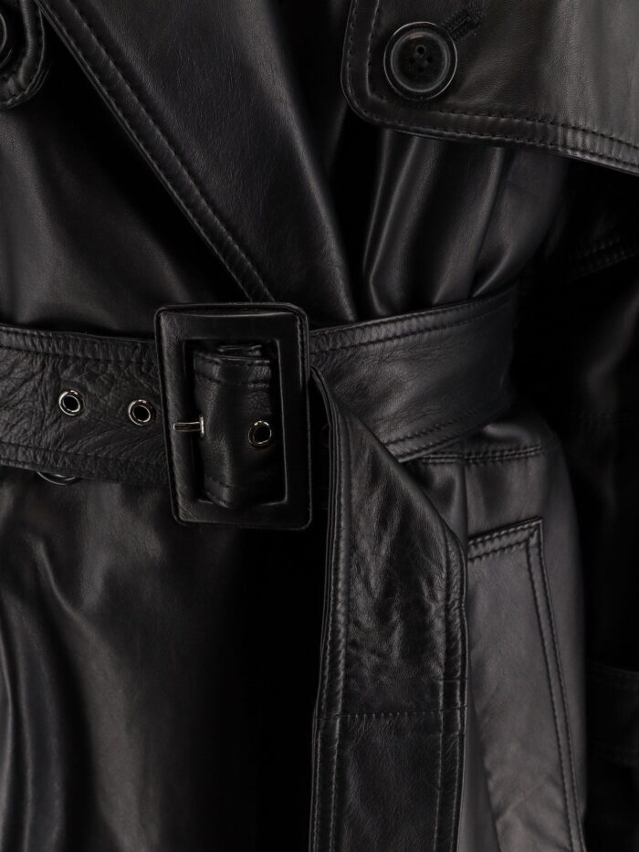 STELLA MAXWELL X MARELLA First Class Leather Trench With Padding
