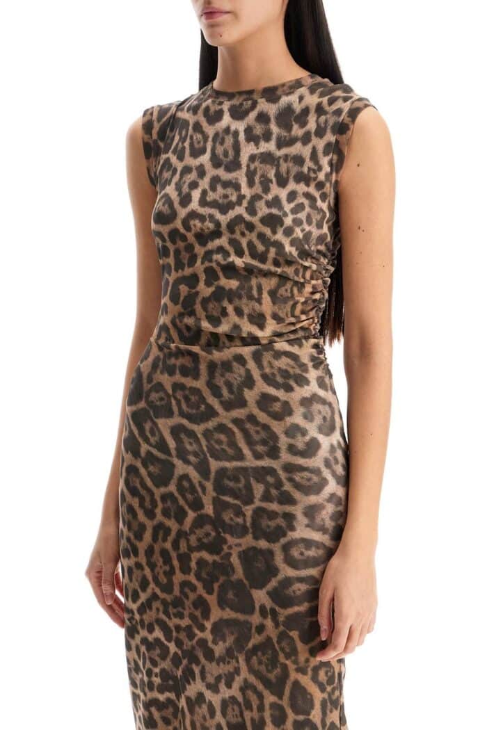 STELLA McCARTNEY 'animal Print Sleeveless Maxi Dress In