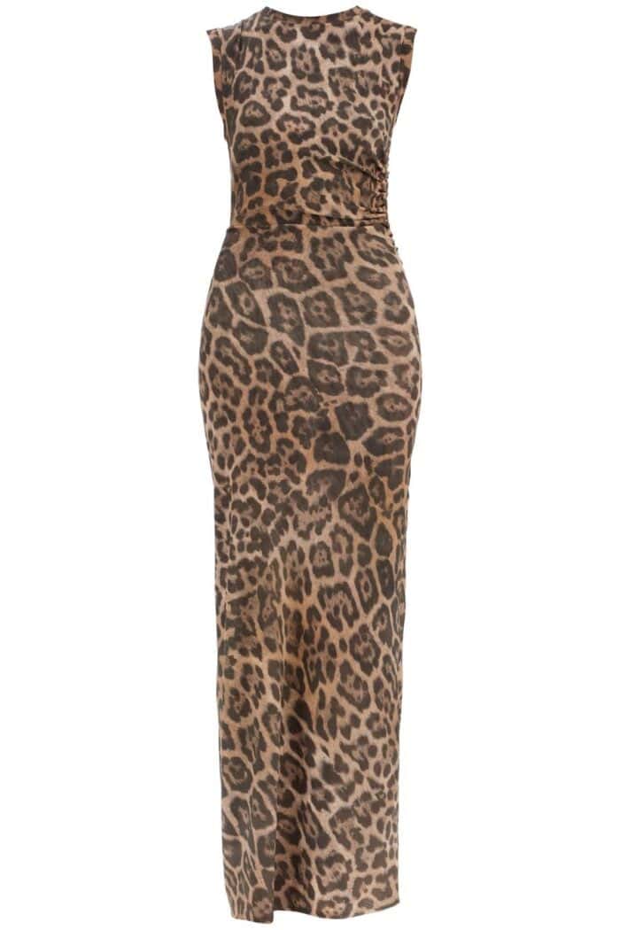 STELLA McCARTNEY 'animal Print Sleeveless Maxi Dress In