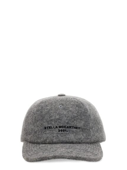 Stella Mccartney BASEBALL HAT WITH LOGO EMBROIDERY