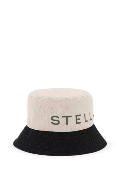 Stella Mccartney Bucket Hat With Logo Lettering