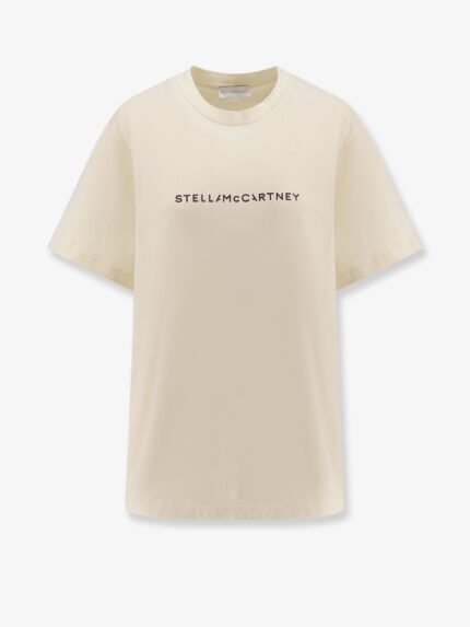 Stella Mccartney Cotton T-shirt With Logo Print