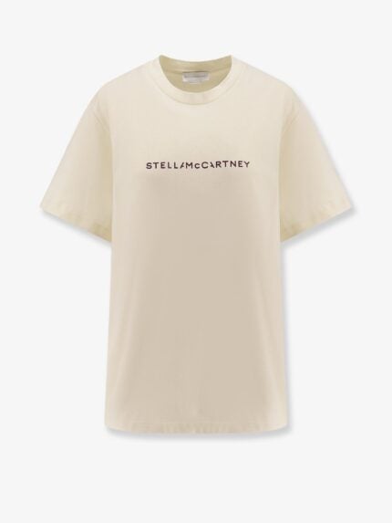 Stella Mccartney Cotton T-shirt With Logo Print
