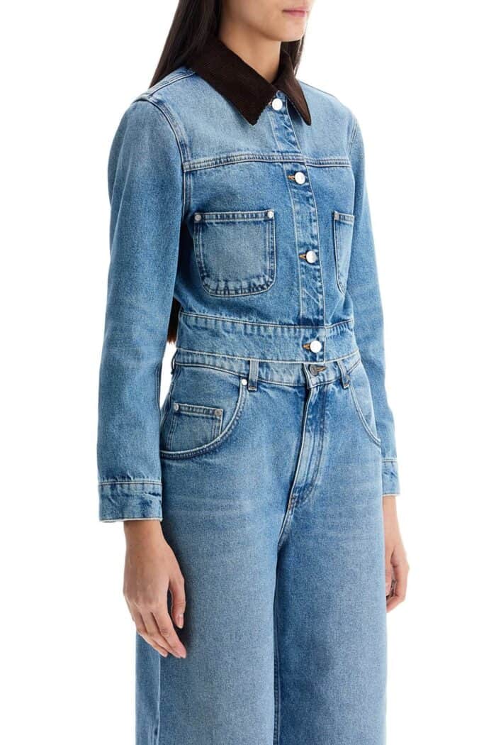 STELLA McCARTNEY Cropped Denim Jacket For Women