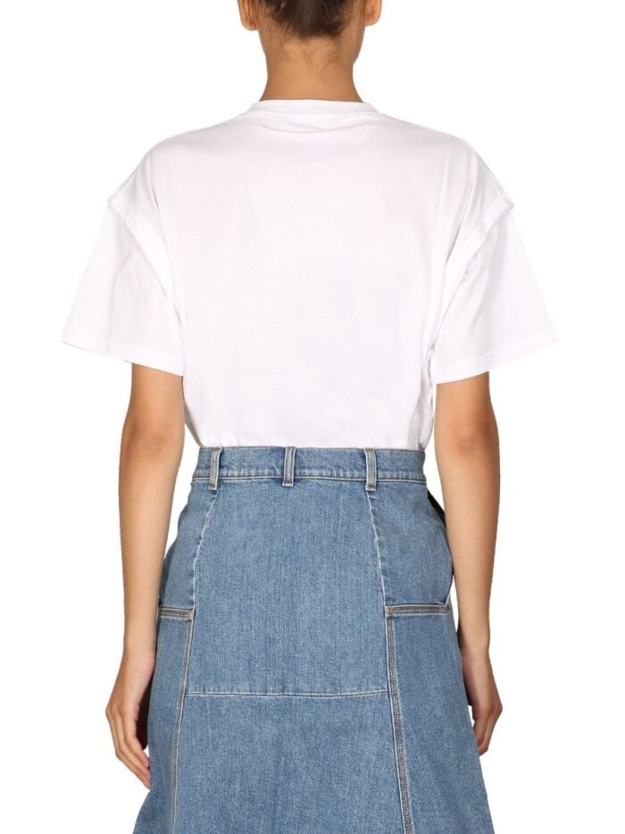 Stella Mccartney CRYSTAL LOGO T-SHIRT