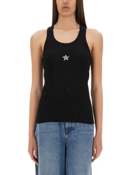 Stella Mccartney "CRYSTAL MINI STAR" TANK TOP