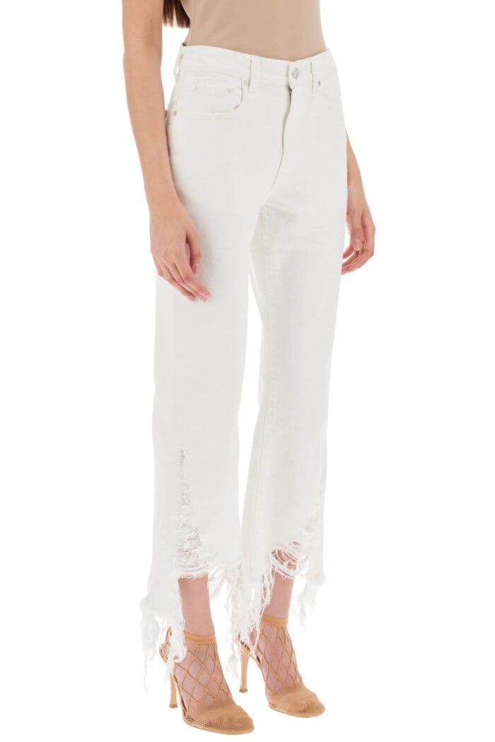 Stella Mccartney Destroyed Hem Jeans