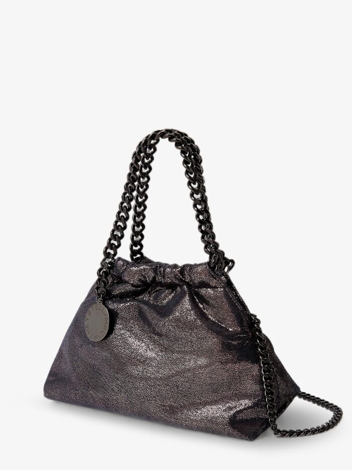 Stella Mccartney Falabella Eco Shiny Dotted Chamois Fabric Shoulder Bag