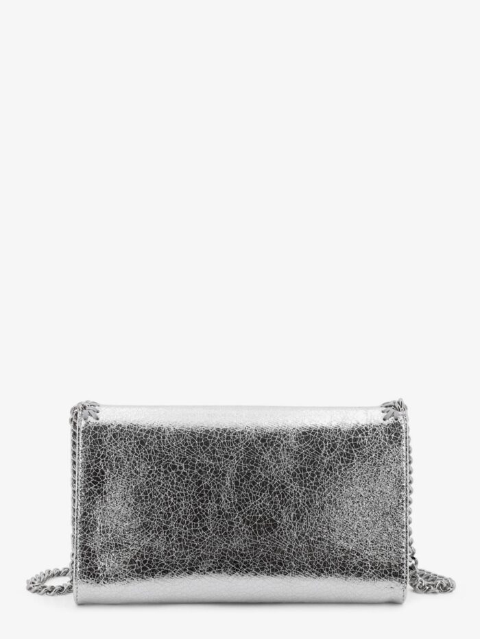 Stella Mccartney Falabella Metallic Fabric Crossbody Bag