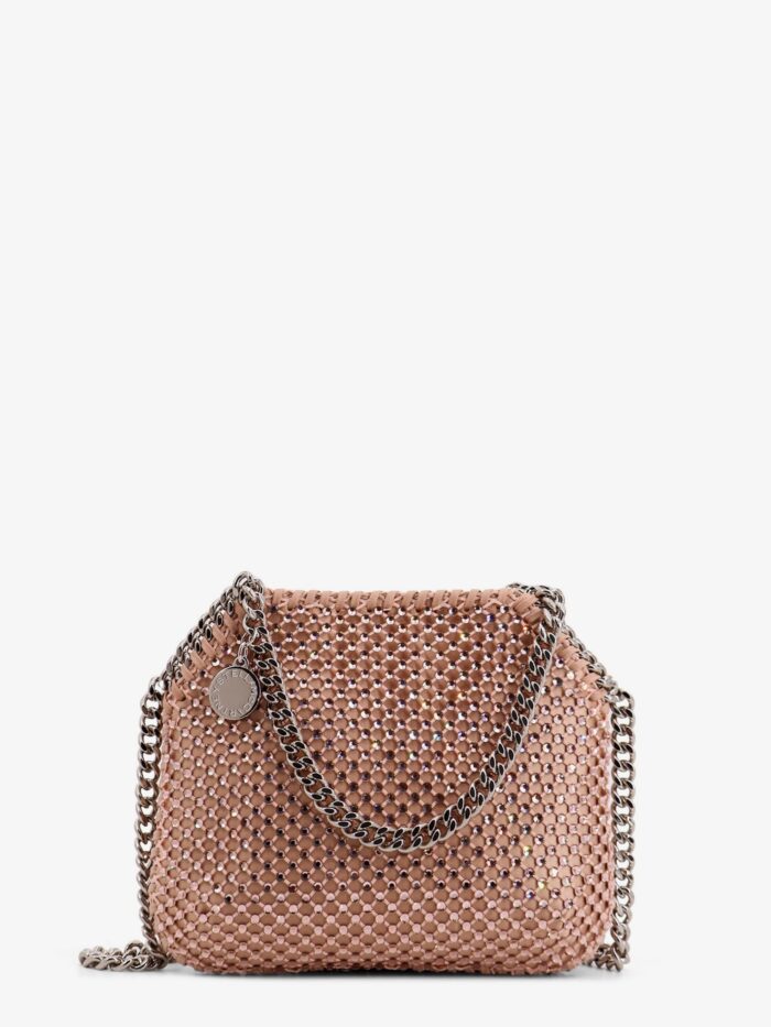 stella mccartney falabella mini mesh and crystal crossbody bag Stella Mccartney Falabella Mini Mesh And Crystal Crossbody Bag