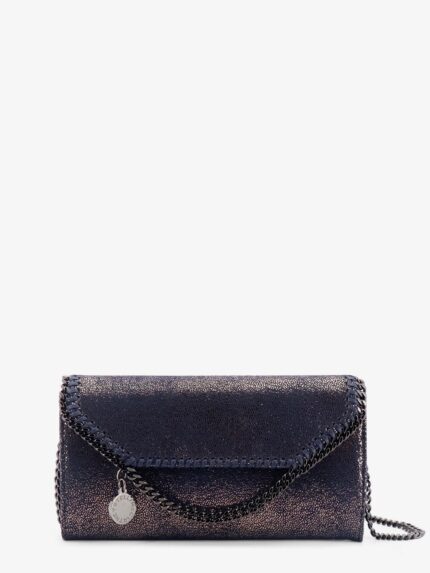 Stella Mccartney Falabella Shaggy Deer Fabric Wallet