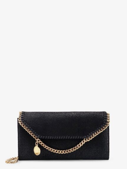 Stella Mccartney Falabella Shaggy Deer Fabric Wallet