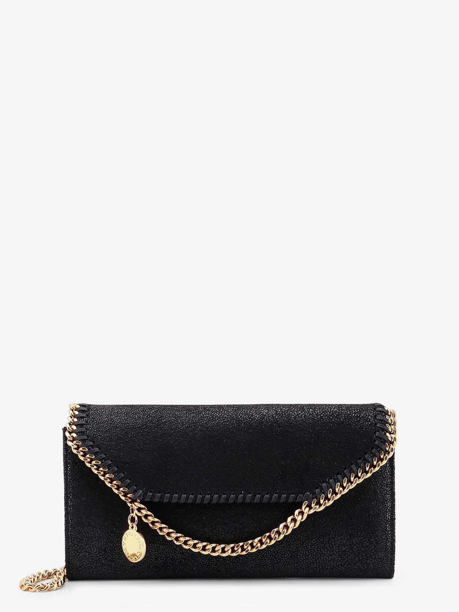 Stella Mccartney Falabella Shaggy Deer Fabric Wallet